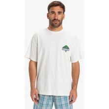 Quiksilver Crystal Jet Erkek Beyaz Tişört EQYZT08023 Beyaz