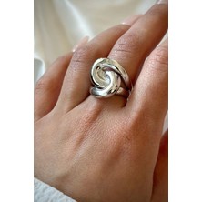 Premium Seri Rose Cilalı Ayarlanabilir Kadın Yüzük