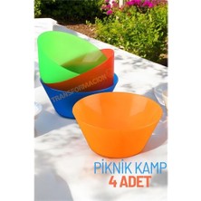 Etexy Kase Seti Kamp Piknik Kasesi 4 Adet