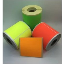 Ofis Turka Neon Etiket 40X20 5 Li 5.000´Lİ (Kırmızı)