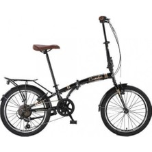 Ümit 2034 Cunda Katlanır Bisiklet V 20 Jant 6 Vites Black Gold