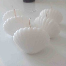 Özel Mini Istiridye Mum Nikâh Nişan Kına Söz Hediyelik