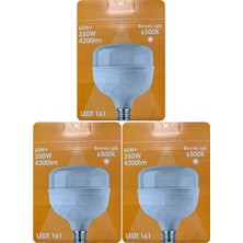 (3 adet) Osaka 60W (350W) Beyaz IŞIK E27 DUYLU (Kalın Duy) LED Torch Ampul