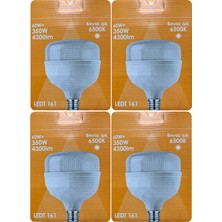 (4 adet) Osaka 60W (350W) Beyaz IŞIK E27 DUYLU (Kalın Duy) LED Torch Ampul