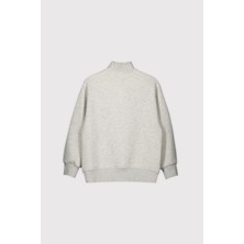 Babokah Dik Yaka Fermuarlı Sweatshirt