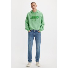 Levıs Slim Fit Erkek Pantolon Mavi Denim Orta Kalınlık Cepli Düz Paça A2081-0049