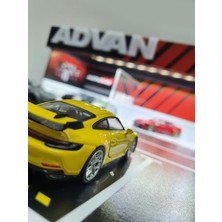 1:64 Ölçek Advan Temalı LED Işıklı Araç Modifiye Mağazası Maket/diorama