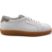 Bambi Beyaz Leather Erkek Casual Ayakkabı E01087114803