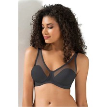 3'lü Avantajlı Paket Fanetta Soft C Cup Bra -Kadın Toparlayıcı Tüllü Ince Soft Sütyen 9200C