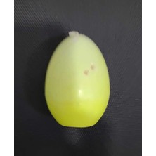 Yeşil Yumurta Mum Parti Şükran Günü Paskalya Cadılar Bayramı Dekoratif Obje 1 Adet