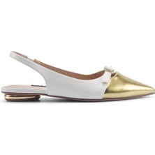 Nine West Lucıda 5fx Beyaz Kadın Babet