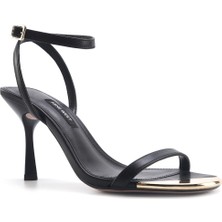 Nine West Margarıta 5fx Siyah Kadın Topuklu Sandalet