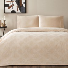 Taç Jakar Soleya Tek Kişilik Pike Takımı Bej