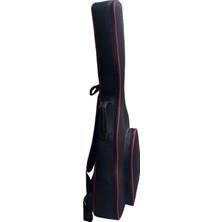 Kingbag-07 Soft Case Elektro Gitar Çantası-Kılıfı-Kalın-Kırmızı-Fitil-Keten-Su GEÇİRMEZ-GTRSİYAH007