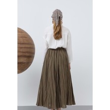 25Y20640 Etek Buruşuk Kumaş - Puane - 25Y20640 - Olive - 1