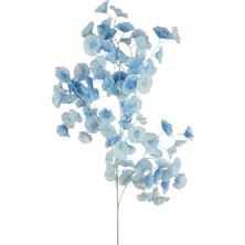 Yapay Çiçek Mavi Zambak Tek Dal 90*35 cm  Kumaş Çiçek Uzun Dal