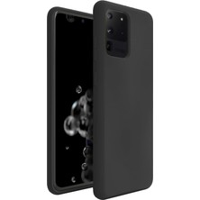 Piyasa Sepeti Samsung Galaxy S20 Ultra İnce Mat Silikon Kılıf Siyah