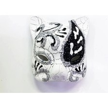 Siyah Renk Işlemeli Seramik Malzemeden Imal Venedik Kedi Model Magnet