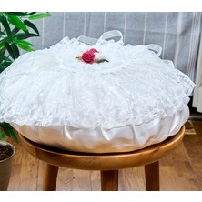 Özel Yapım Yuvarlak Dantelli Gelin Bohçası