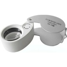 Ynt İthalat Mini 40X25MM Takı Büyüteç, Cep Büyüteç, Teftiş, Elmas Pullar, Madeni Kontrol Lup MG21011