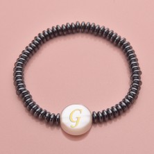 İdol Avm Yeni Moda Harfli Kişiye Özel Kadın Bileklik Takı Hediyelik Aksesuar