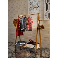 Ahşap Elbise Askısı Konfeksiyon Giyim Kıyafet Askısı Çanta Ayakkabılık Vestiyer Ahşap Eşek Askılık