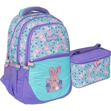 Yeni Sezon Figürlü Unisex Ilkokul Çantası Ikili Takım