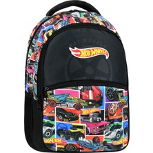 Hotwheels Lisanslı Ilkokul Çantası Ortopedik, Çok Gözlü ve Su Geçirmez Tasarım