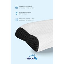 Visco Fly Visco Boyun Destekli Çift Yönlü Yastık - 54  cm  * 40  cm  * 12  cm  * 10  cm