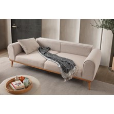 Edsy Home Rebull 3+3 Koltuk Takımı Sütlü Kahve
