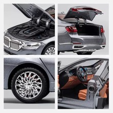 Bmw 7 Serisi 1:24 (21 Cm) Diecast Metal Model Araba Koleksiyon Araba Sesli Işıklı V12