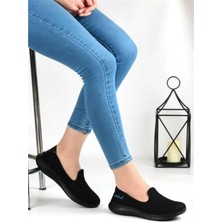 Pierre Cardin Kadın Siyah Babet Günlük Bağsız Spor Ayakkabı 30168 V7