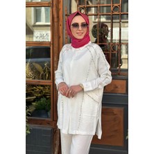 Moodbasic Pantolonlu Takım MA24.04 Ekru