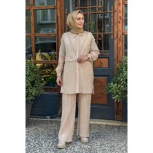 Moodbasic Pantolonlu Takım MB24.626 Bej