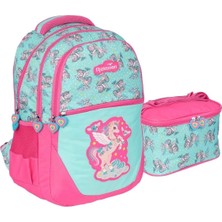 Yeni Sezon Figürlü Unisex Ilkokul Çantası Ikili Takım