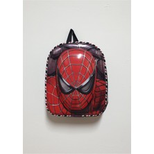 3D Kabartmalı Anaokulu Kreş ve Günlük Kullanım Spiderman Çanta