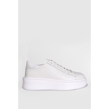 Lufian Gage Beyaz Hakiki Deri Erkek Sneaker Ayakkabı 111230205-V4