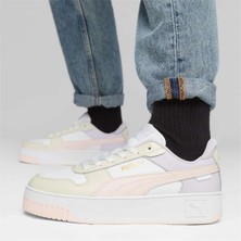 Puma Carina Street Beyaz Pudra Yüksek Taban Kadın Sneaker Spor Ayakkabı 389390-10 V6