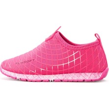 Fly Soft Su Iticili Pembe Kız Fuşya Havuz Kreş Okul Ayakkabı V2