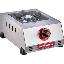 Işıkgaz Silver Endüstriyel Doğalgazlı Set Üstü Mini Tekli 1 Gözlü Ocak