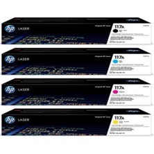 Color Laser 150NW Toner 117A 4 Renk Set