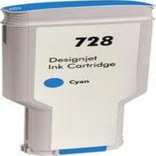 Bk Hp 728 Cyan Mavi 300ML Muadil Plotter Kartuşu F9K17A