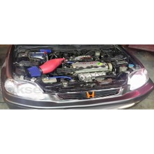 Honda Civic 1992-2000 Simota Big Tube Spor Hava Filtresi Kırmızı Renk