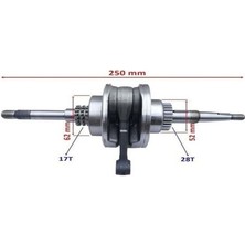 Kuba Krank Komple Zenzero 125/SANTA 125/LAVINIA 125