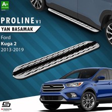S-Dizayn Ford Kuga 2 Oem Still Pro V2 Aluminyum Yan Basamak 183 cm 2013-2019