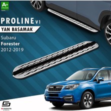 S-Dizayn Subaru Forester 4 Oem Still Pro V2 Aluminyum Yan Basamak 183 cm 2012-2019