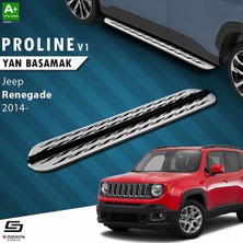 S-Dizayn Jeep Renegade Oem Still Pro V2 Aluminyum Yan Basamak 173 cm 2014 Ãœzeri