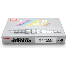 Ngk Honda Civic 1.6 Fd6 R16A 4'lü Iridyum Buji Takımı 2007-2012 IZFR6K11