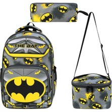 Karakter Desenli Ortopedik Sırt Destekli Beslenmelik ve Kalemlikli Ilkokul Sırt Çantası / 935