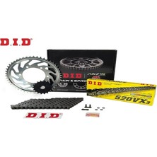 Dıd Zincir Dişli Seti Kawasakı Klx S 250 cc 2009-2016 / Zincir : DID-520VX3 Çelik -106 / Dişli: Jt 14T-42T